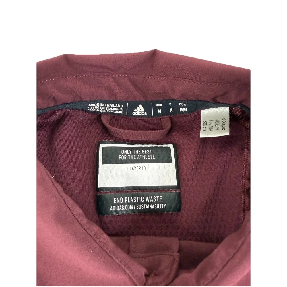 Adidas Arizona State Sun Devils Player Issue Polo Shirt Maroon Men's Medium